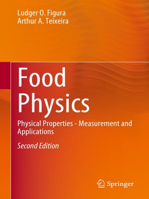 cover image of Food Physics